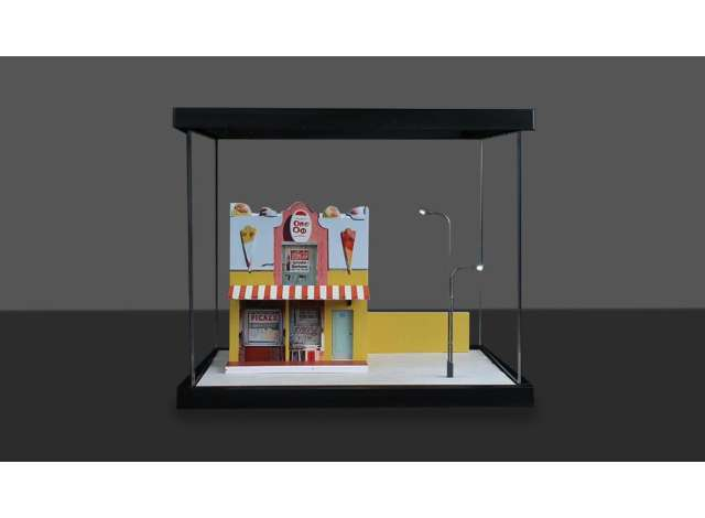 Diorama *04 streetscape with light*