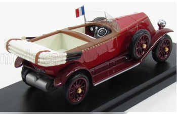 RENAULT 40cv Cabriolet Open Presidential (1925) - Personal Car Gaston Doumergue, 2 Tone Red