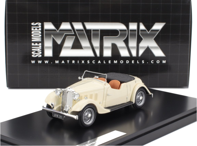 ROVER 12hp (p1) Tourer Cabriolet Open (1934), white