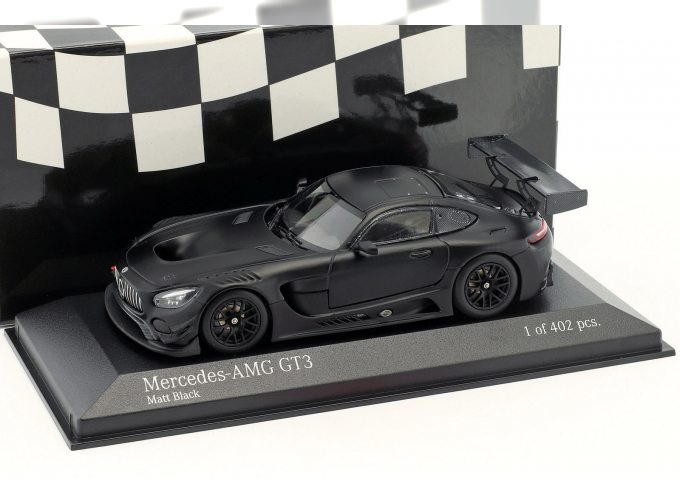 Mercedes AMG GT3  plain body version 2017 matt black