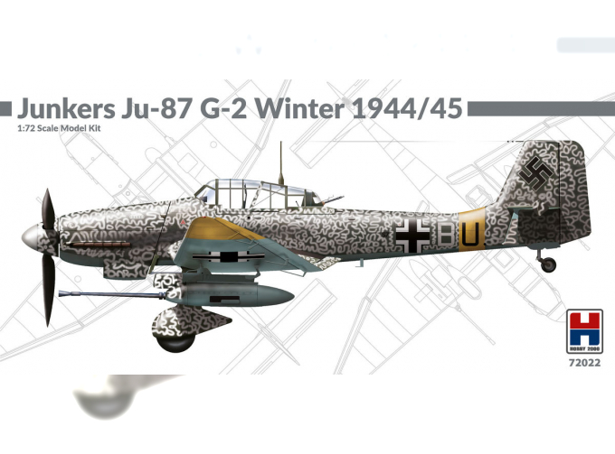 Сборная модель Самолет Jnkers Ju-87 G-2 Winter 1944/45