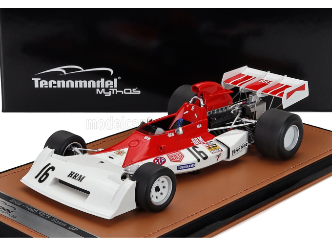 BRM F1 P160e №16 Spain Gp (1973) Niki Lauda, White Red