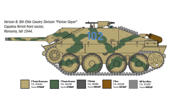 Сборная модель Jagdpanzer 38 (t) Hetzer German Army 1943