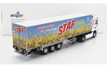 RENAULT T-line High Truck Cassonato Staf Colza Transports (2021), White Light Blue