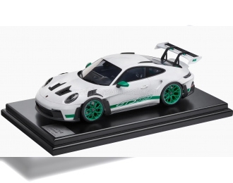 PORSCHE 911 992 Gt3 Rs Coupe (2023) - Con Vetrina - With Showcase, White Green