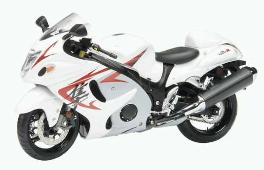 SUZUKI GSX 1300 R Hayabusa 2008, white