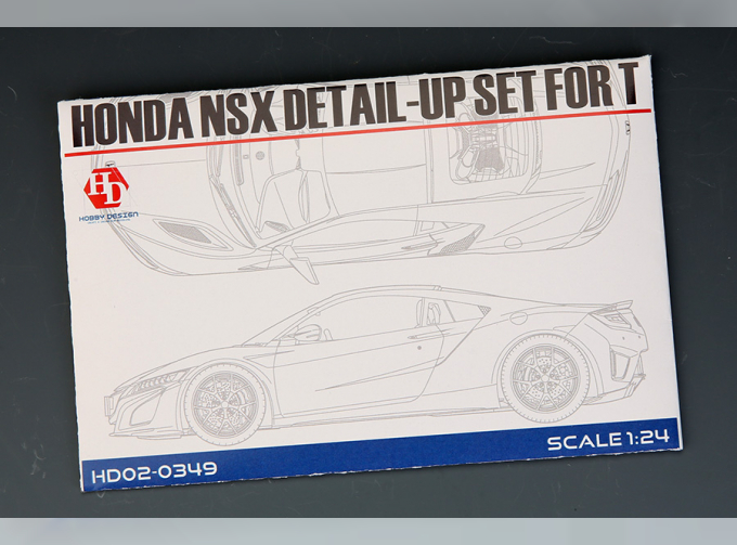 Набор для доработки Honda NSX Detail-UP Set для моделей T 24344 （PE+Resin）