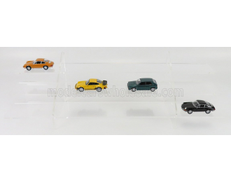 VETRINA DISPLAY BOX Espositore - For 20 Cars 1/43 Lungh.lenght Cm 63.0 X Largh.width Cm 21.0 X Alt.height Cm 17.5 (altezza Utile Tra I Ripiani Cm Inner Height Among Shelves), Plastic Display