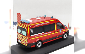 MAN Tge L2h2 Gifa Vsav Sdis 88 Vosges Vehicule De Secours Et D'assistance Aux Victimes Sapeurs Pompiers (2020), Red Yellow Black