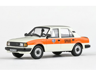 SKODA 120L Spoje (1984), white/orange