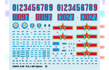 Сборная модель Самолёт J-8 IIB