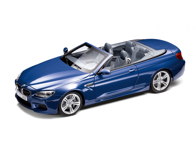 BMW M6 Convertible F12, blue