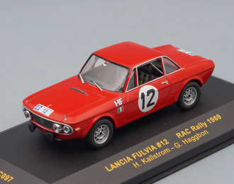 LANCIA Fulvia #12 RAC Rally (1969), red