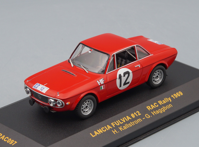 LANCIA Fulvia #12 RAC Rally (1969), red