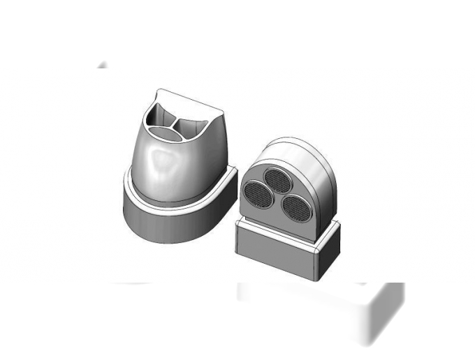 P-40D/E/N/K/M Radiator tunnel