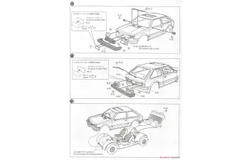 Сборная модель Mazda BD Familia XG (1980)