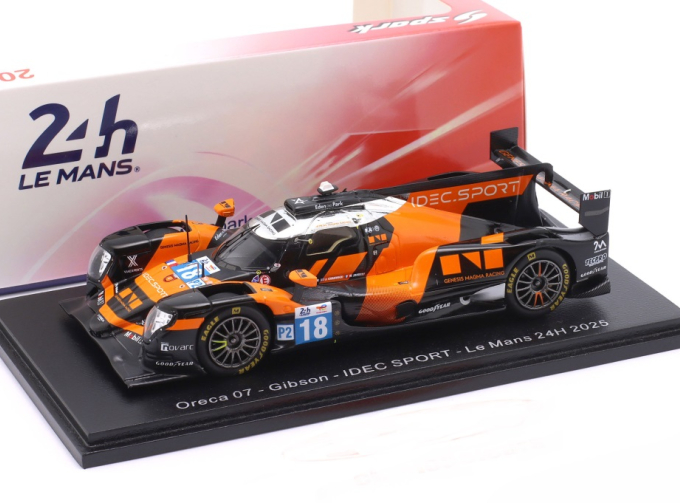 ORECA 07 №18 24h LeMans 2025 IDEC Sport Jamie Chadwick, Mathys Jaubert, Andre Lotterer (2025)