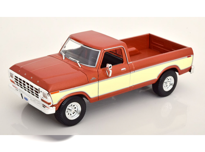 FORD F150 Pick Up (1979), brown metallic creme