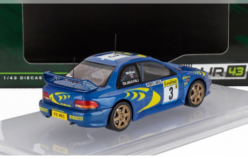 SUBARU Impreza Wrc №3 Rally Montecarlo (1997) Colin Mcrae - Nicky Grist, Blue Met Yellow