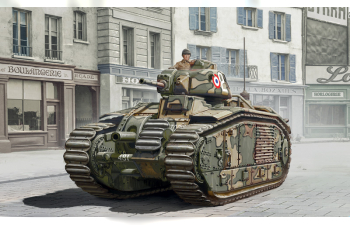 Сборная модель Французский Танк Char B1 bis