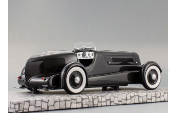 FORD EDSEL Roadster Pearl Essence Gun (1934), metallic dark grey