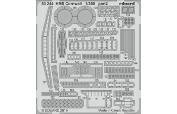 Набор фототравления для HMS Cornwall (Trumpeter)