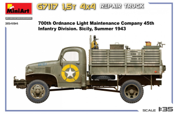 Сборная модель CHEVROLET G7117 4x4 Truck Military 1955