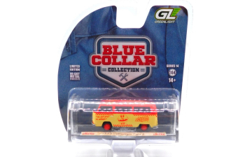 VOLKSWAGEN T2 "Bubbie Burgers" (1975), Light Yellow/Orange