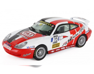PORSCHE 911 996 Gt3 Team Chereau №16 Pirelli Supercup (1999), Jean Pierre Jarier, White Red