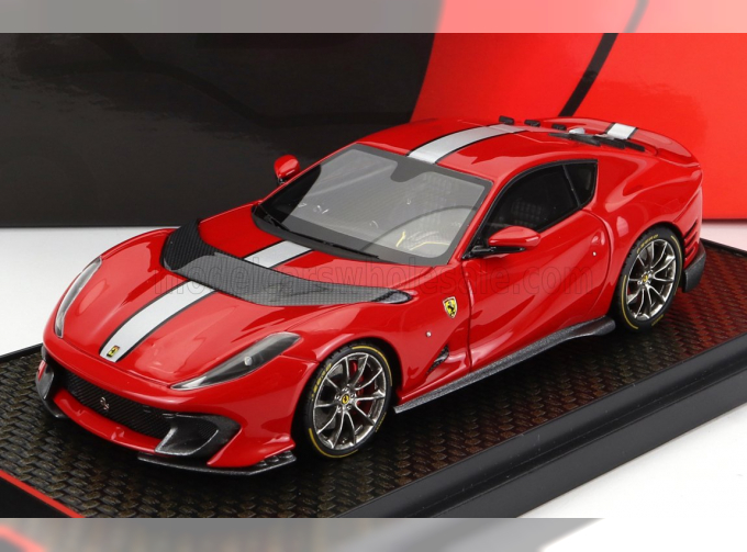 FERRARI 812 Competizione (2021), Rosso Corsa 322 - Silver Red