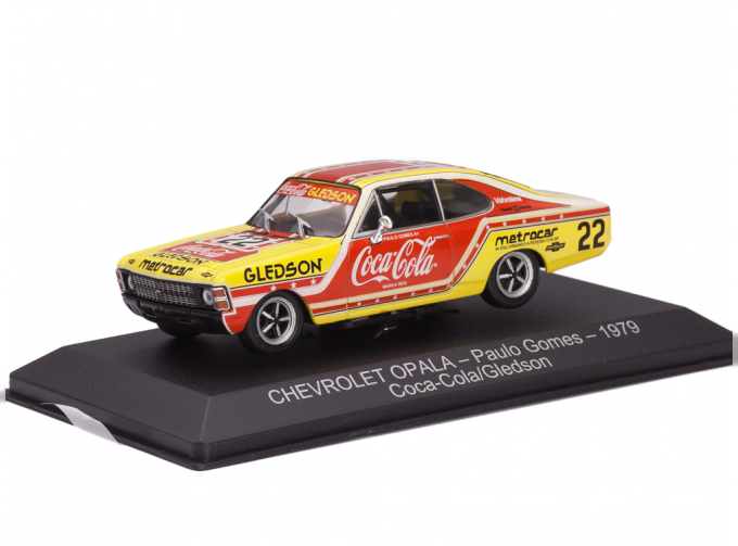 CHEVROLET Opala 1979 #22 Coca-Cola Paulo Gomes, yellow / red