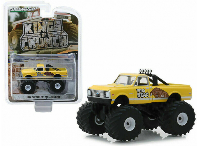 CHEVROLET C20 Cheyenne Monster Truck "Big Bear" Bigfoot 1972