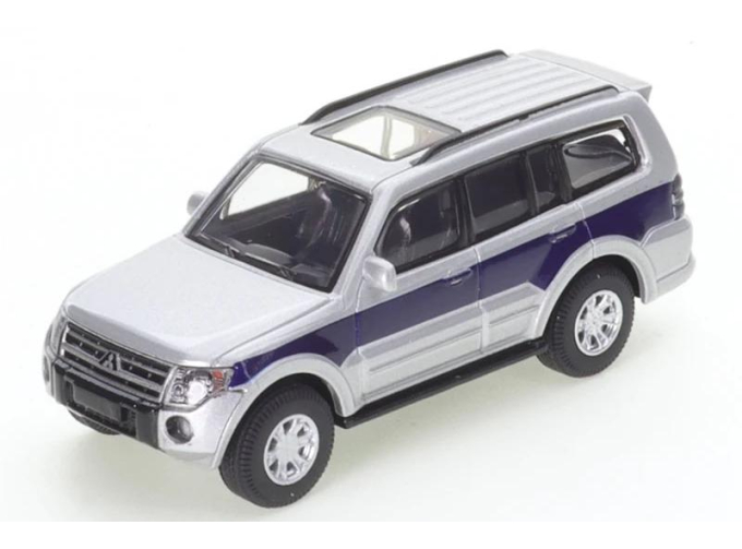 MITSUBISHI Pajero Gen.4, silver / blue