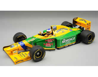 F1 B193 TEAM BENETTON FORD №0 Test Barcellona (with pilot figure) Michele Alboreto (1993)