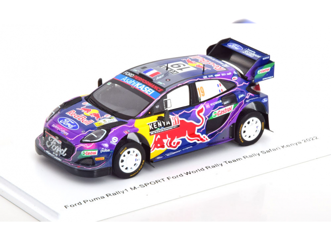 FORD Puma Rally 1 №19 Rally Safari Kenia, Loeb/Galmiche (2022), Red Bull