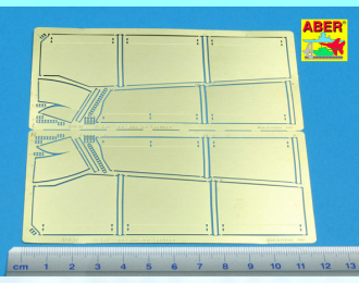 Фототравление для Side skirts for Jagdtiger