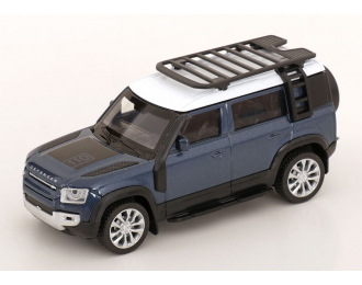 LAND ROVER Defender 110, blue metallic /white