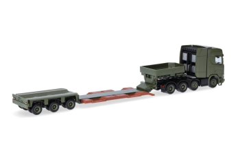 SCANIA CS20 HD Tieflade-Sz "Danish army", khaki