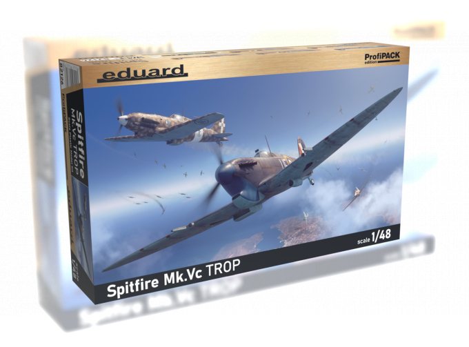 Сборная модель Spitfire Mk.Vc TROP ProfiPACK edition