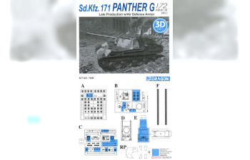 Сборная модель Sd.Kfz.171 PANTHER G LATE PRODUCTION w/AIR DEFENSE ARMO