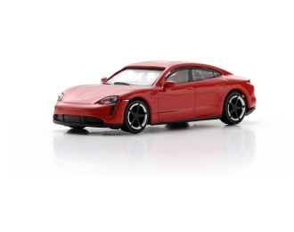 PORSCHE TAYCAN TURBO S (2021), red 