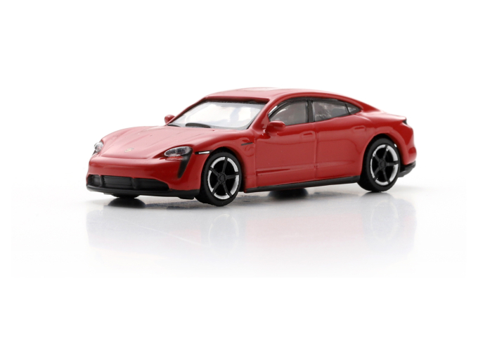 PORSCHE TAYCAN TURBO S (2021), red 