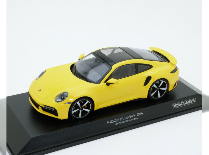 PORSCHE 911 (992) TURBO S - 2020 - YELLOW