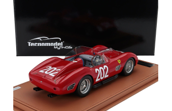 FERRARI 250tr Testarossa 3.0l V12 Spider №202 Targa Florio Cliff Allison - Richie Ginther - Giulio Cabianca (1960), Red