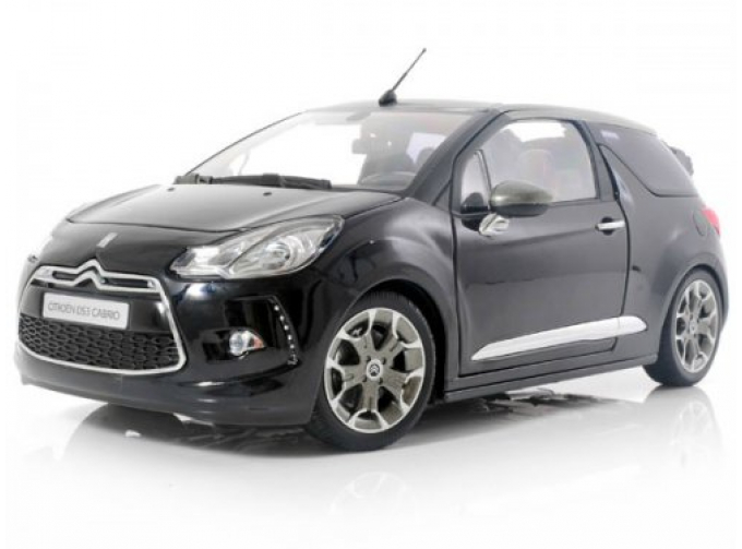 CITROËN DS3 Cabrio 2013, черный