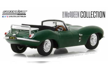 JAGUAR XKSS с фигуркой Steve McQueen 1957