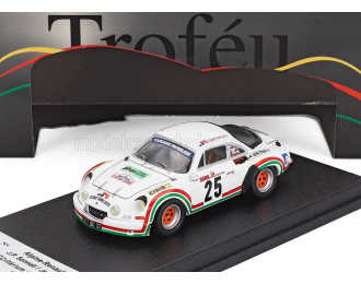 RENAULT Alpine A110 №25 Rally Criterium De Touraine (1976) Jean Philippe Sonnati - Jeanine Fernon, White
