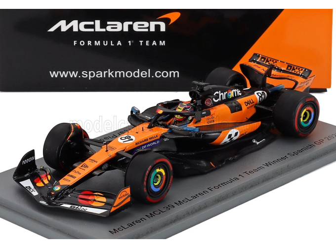 F1 MCL39 TEAM MCLAREN N 81 WINNER SPAIN GP 2025 OSCAR PIASTRI