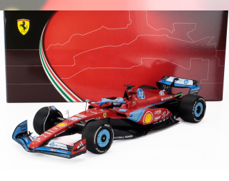 FERRARI F1 Sf-24 Team Scuderia Ferrari №16 3rd Miami Gp (2024) Charles Leclerc - Polifoam Packaging, Red Light Blue