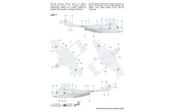 Сборная модель DH 100 Vampire FB Mk.52 In Nortrhern Skies
